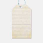 ヴィンテージ　きのこ　スクラップブック　ギフトタグ ギフトタグ (裏面)