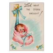 ヴィンテージ-こうのとりが持って来たもの見て下さい、 (正面)