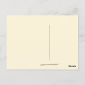 ヴィンテージ「この家に平和あれ」 – はがき (裏面)