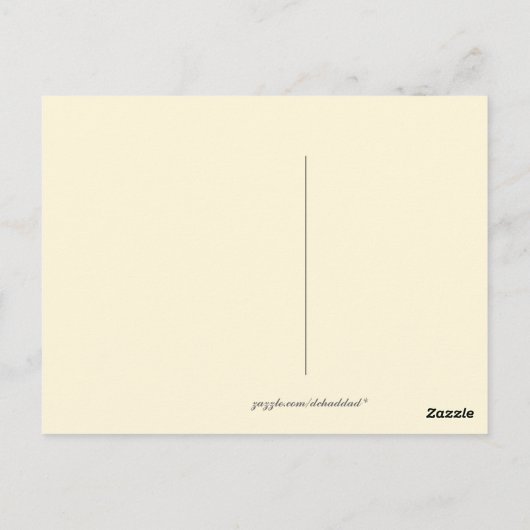 ヴィンテージ「この家に平和あれ」 – はがき (裏面)