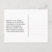 ヴィンテージ「ご親切に感謝」ポストカード ポストカード (裏面)