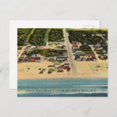 ヴィンテージ,さくらんぼグローブビーチ，サウスカロライナ ポストカード (正面/裏面)