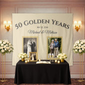 ヴィンテージ そして今 50周年記念ゴールド タペストリー
