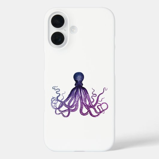 ヴィンテージ たこ 海の生き物 Case-Mate iPhoneケース (裏面)