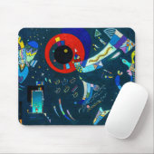 ヴィンテージ「のまわりにサークル」 – カンディンスキー美術 マウスパッド (マウス)