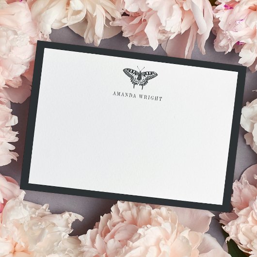 ヴィンテージ |ひなパーソナライズされた形フラット ノートカード