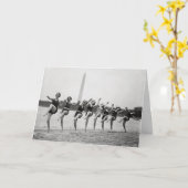 ヴィンテージ-よい友人は愚かな事を一緒にします、 カード (黄色い花)