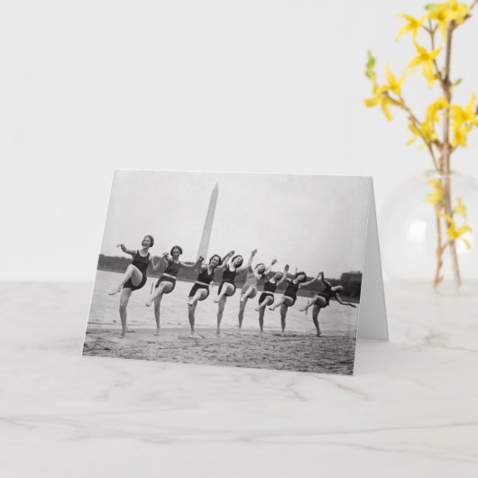 ヴィンテージ-よい友人は愚かな事を一緒にします、 カード (黄色い花)