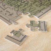 ヴィンテージ·アイスランドとデンマークの物理マップ（1880年） ジグソーパズル (側面)