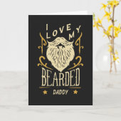 ヴィンテージ·アイ·ラブ·マイ·ビージェッド·ダディ·引用文·パパズ·デイ カード (黄色い花)