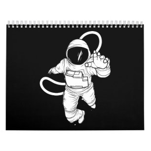 ヴィンテージ アウタースペース おもしろい 宇宙飛行士 カレンダー