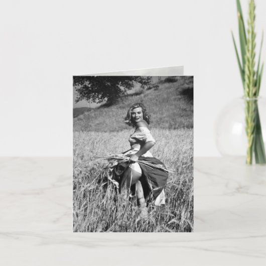 ヴィンテージ「アウトドアの楽素晴らししみ」カード シーズンカード (正面)