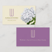 ヴィンテージ·アジアス·フロリスト 名刺 (正面/裏面)