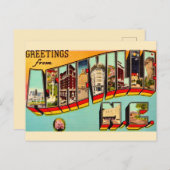 ヴィンテージ アッシュビル ノースカロライナ州 ポストカード (正面/裏面)