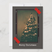 ヴィンテージ アップサイクル インスタント フォト タイプ ライター クリスマス (正面)