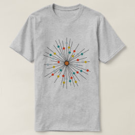 ヴィンテージ アトミックドット レトロ Tシャツ