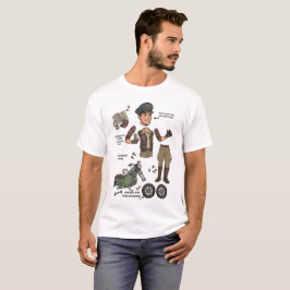 ヴィンテージ・アドベンチャラー・ペーパードールキット Tシャツ