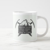 ヴィンテージ·アドベンチャー·ロゴ·バッジ ジャンボコーヒーマグカップ (右)