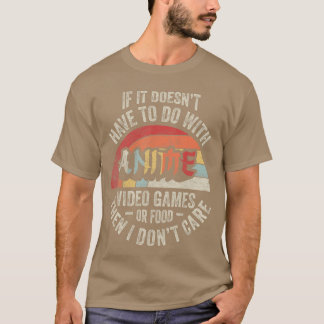 ヴィンテージ アニメ ゲーム フード ビデオ ゲーム フード アニメ Tシャツ