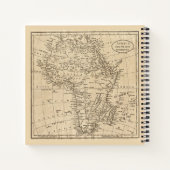 ヴィンテージ アフリカ地図 ノートブック (裏面)