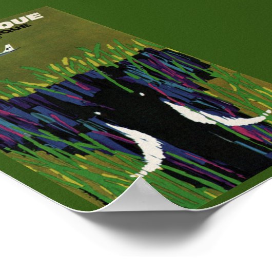 ヴィンテージ・アフリカ旅行ポスター ポスター (角)