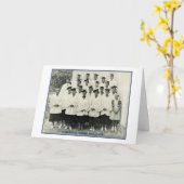 ヴィンテージ·アフリカ系アメリカン卒業カード カード (黄色い花)