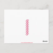 ヴィンテージ・アフリカ系アメリカ人バレンタインのはがき ポストカード (裏面)