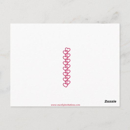 ヴィンテージ・アフリカ系アメリカ人バレンタインのはがき ポストカード (裏面)