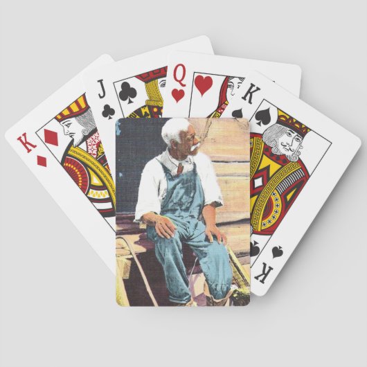 ヴィンテージ·アフリカ系アメリカ人男性 トランプ (裏面)