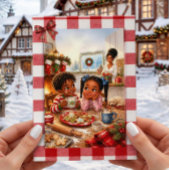 ヴィンテージ アフリカ系アメリカ人 クリスマス クッキー キッチン