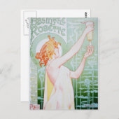 ヴィンテージ・アブシンテ広告 ポストカード (正面/裏面)