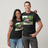 ヴィンテージ アメリカの蒸気機関車 Tシャツ (ユニセックス)