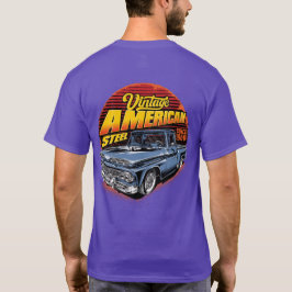 ヴィンテージ アメリカン スチール クラシック ピックアップ トラック Tシャツ