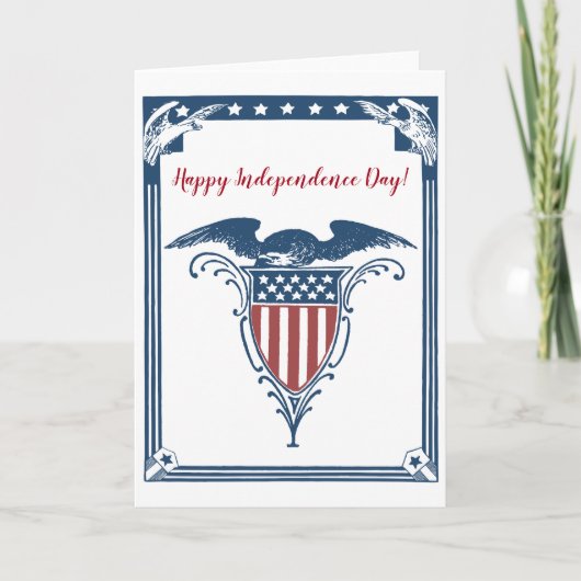 ヴィンテージ·アメリカン·ブルースターズ·イーグストライプルス·パトリオット カード (正面)