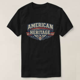 ヴィンテージ アメリカン ヘリテージ 1776 鷲 愛国心 Tシャツ