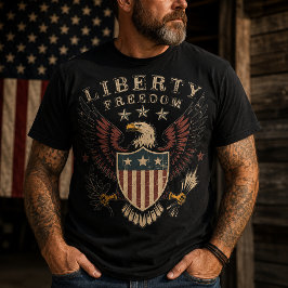 ヴィンテージ アメリカン リバティ フリーダム イーグル Tシャツ