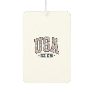 ヴィンテージ アメリカ合衆国 1776年創立 愛国的な彫刻Tシャツ_1 カーエアーフレッシュナー