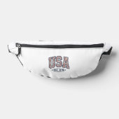 ヴィンテージ アメリカ合衆国 1776年創立 愛国的な彫刻Tシャツ_1 ファニーパック (レイダウン)