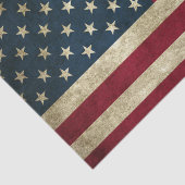 ヴィンテージ アメリカ国旗 グランジ 愛国 USA 薄葉紙 (詳細)