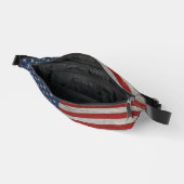 ヴィンテージ アメリカ国旗 ファニーパック (見開き)