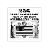 ヴィンテージ アメリカ国旗 モチーフ 250周年記念  ラバースタンプ (インプリント)