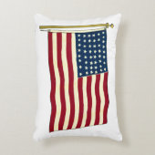 ヴィンテージ アメリカ国旗、星条旗 アクセントクッション (正面(垂直))