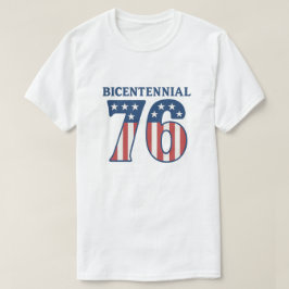 ヴィンテージ アメリカ国旗 1776 年 76 愛国者 バイセンテニアル Tシャツ