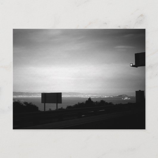 ヴィンテージ アメリカ カリフォルニア サン フランシスコ湾 アルカトラズ ポストカード (正面)