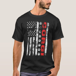 ヴィンテージ アメリカ コーギー 星条旗 パトリオティック Tシャツ