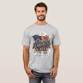 ヴィンテージ アメリカ 自由の250年 1776-2026 パタ Tシャツ (正面フル)