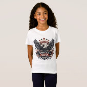 ヴィンテージ アメリカ 250 ハクトウワシ 1776-2026 愛国 Tシャツ (正面フル)