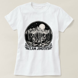 ヴィンテージ・アライグマ・ネイチャーTシャツ Team Jimothy グラフィック Tシャツ