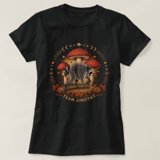 ヴィンテージ・アライグマ・ネイチャーTシャツ Team Jimothy グラフィック Tシャツ