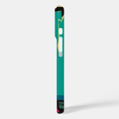 ヴィンテージ アラスカ 旅行 ポスター アート, タク グラシア Case-Mate iPhoneケース (裏面 / 左)